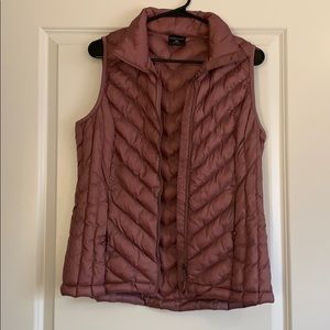 Women’s pink puffer vest